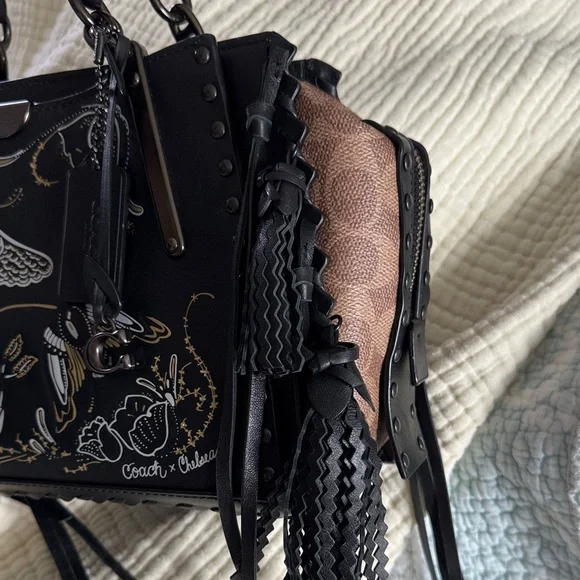 Coach Chelsea Champlain Dreamer Bag with tattoo design beautiful - Picture 8 of 16